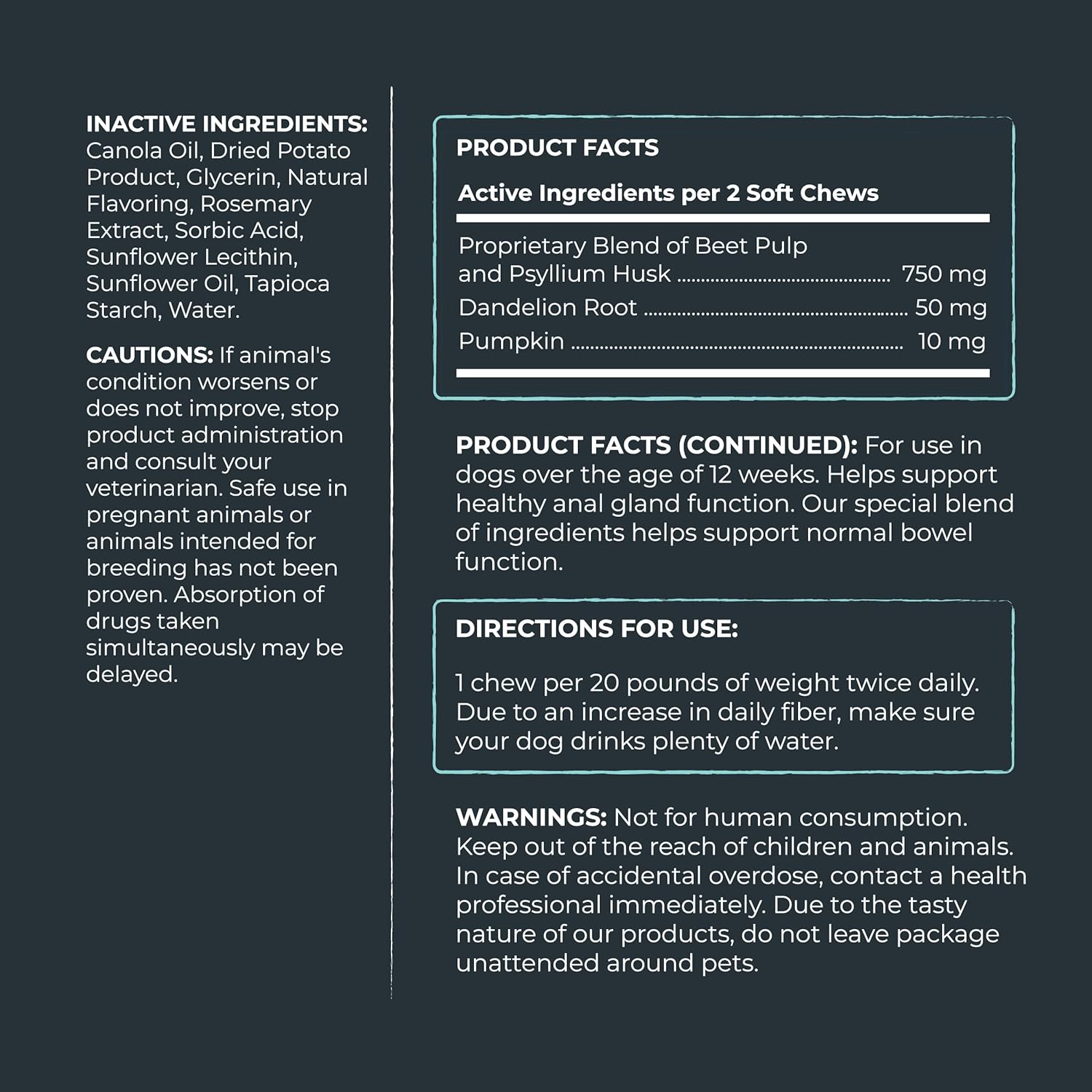 Mighty Scoot Stopper: Anal Gland Support Supplement