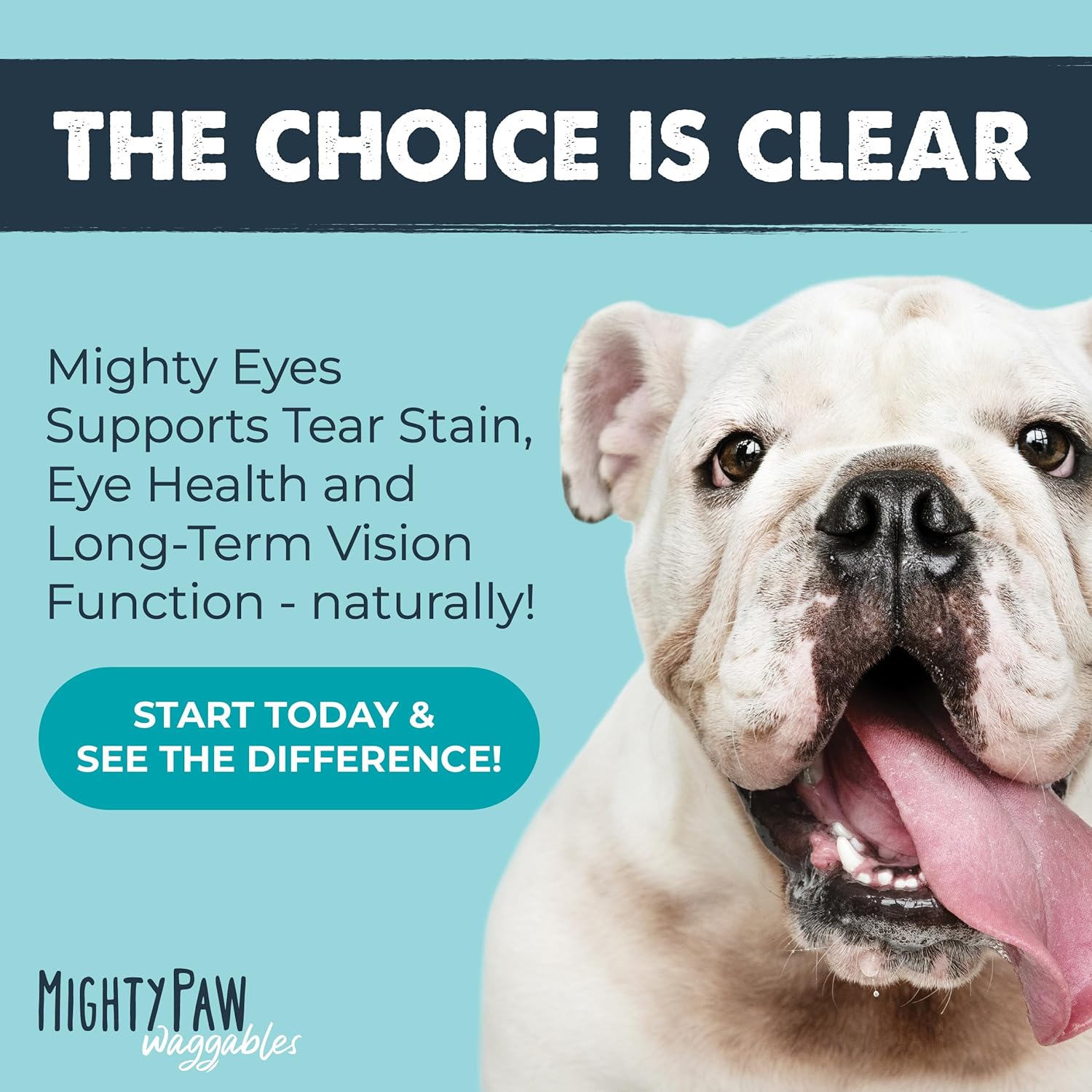 Mighty Eyes Chews for Dogs – Tear Stain and Eye Health Support