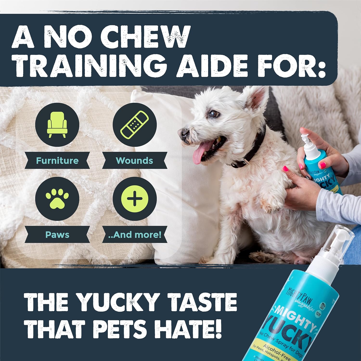 Mighty Yucky: No Chew Spray