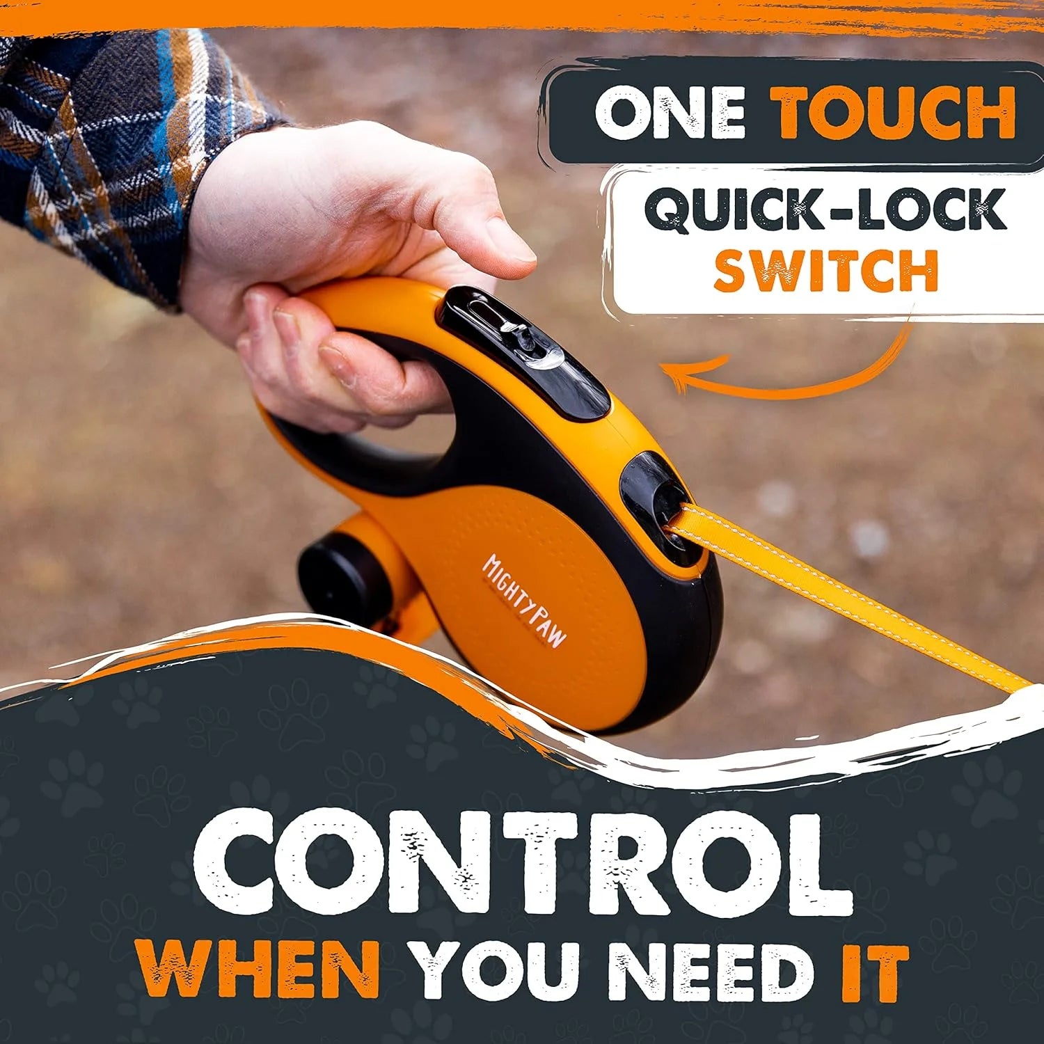 Retractable Leash 3.0 with Poop Bag Holder