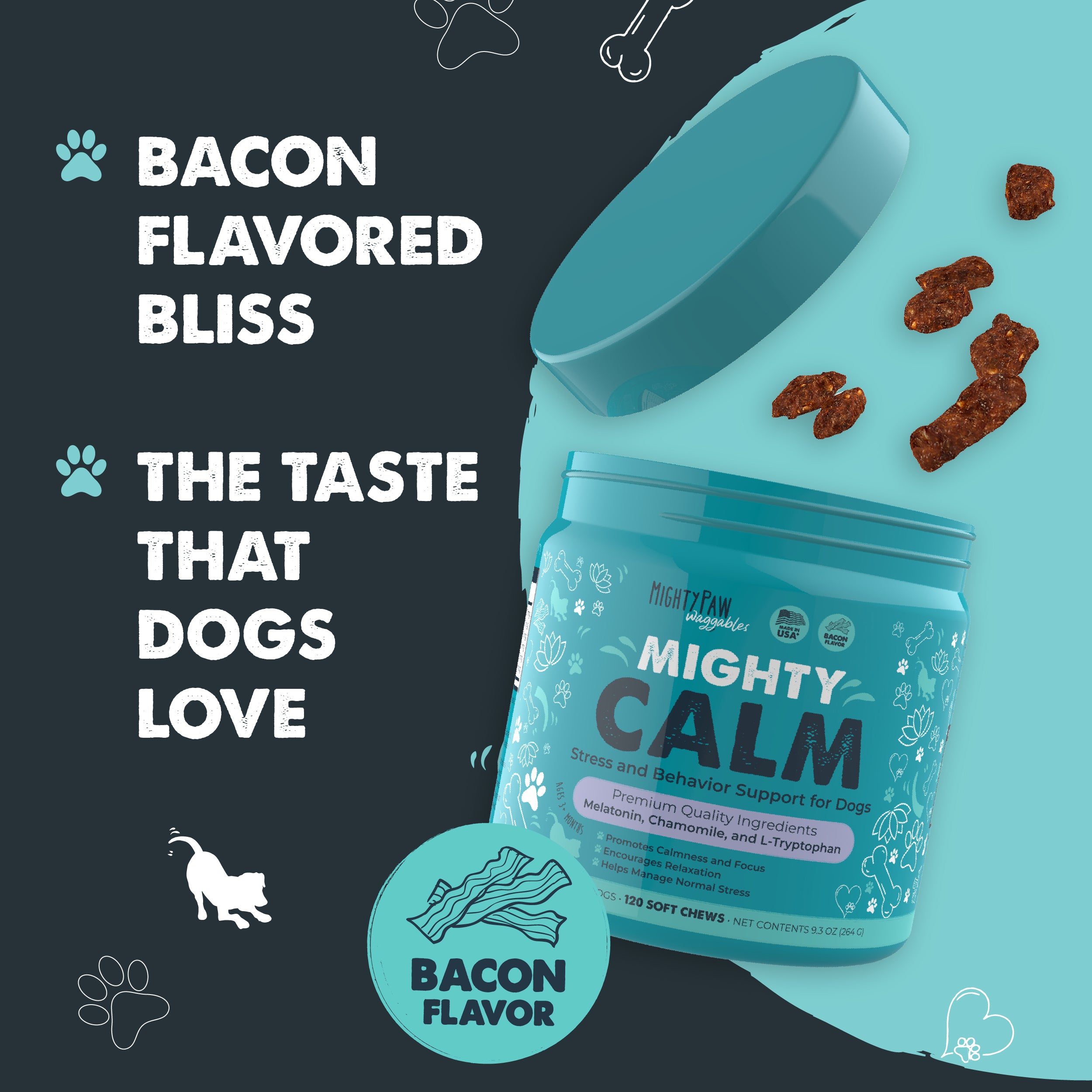 Mighty Calm Chews for Dogs | Calming and Behavior Support