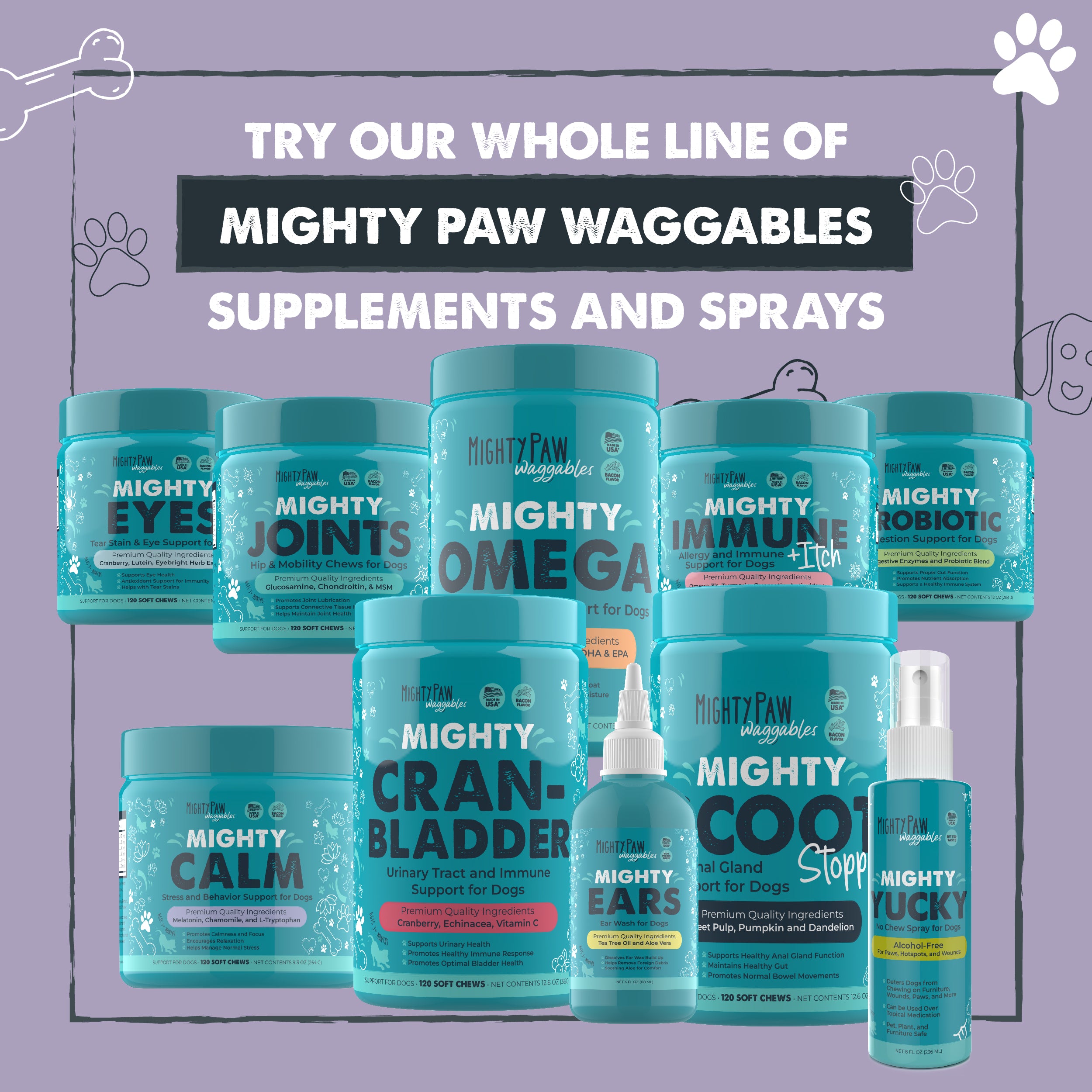 Mighty Calm Chews for Dogs | Calming and Behavior Support