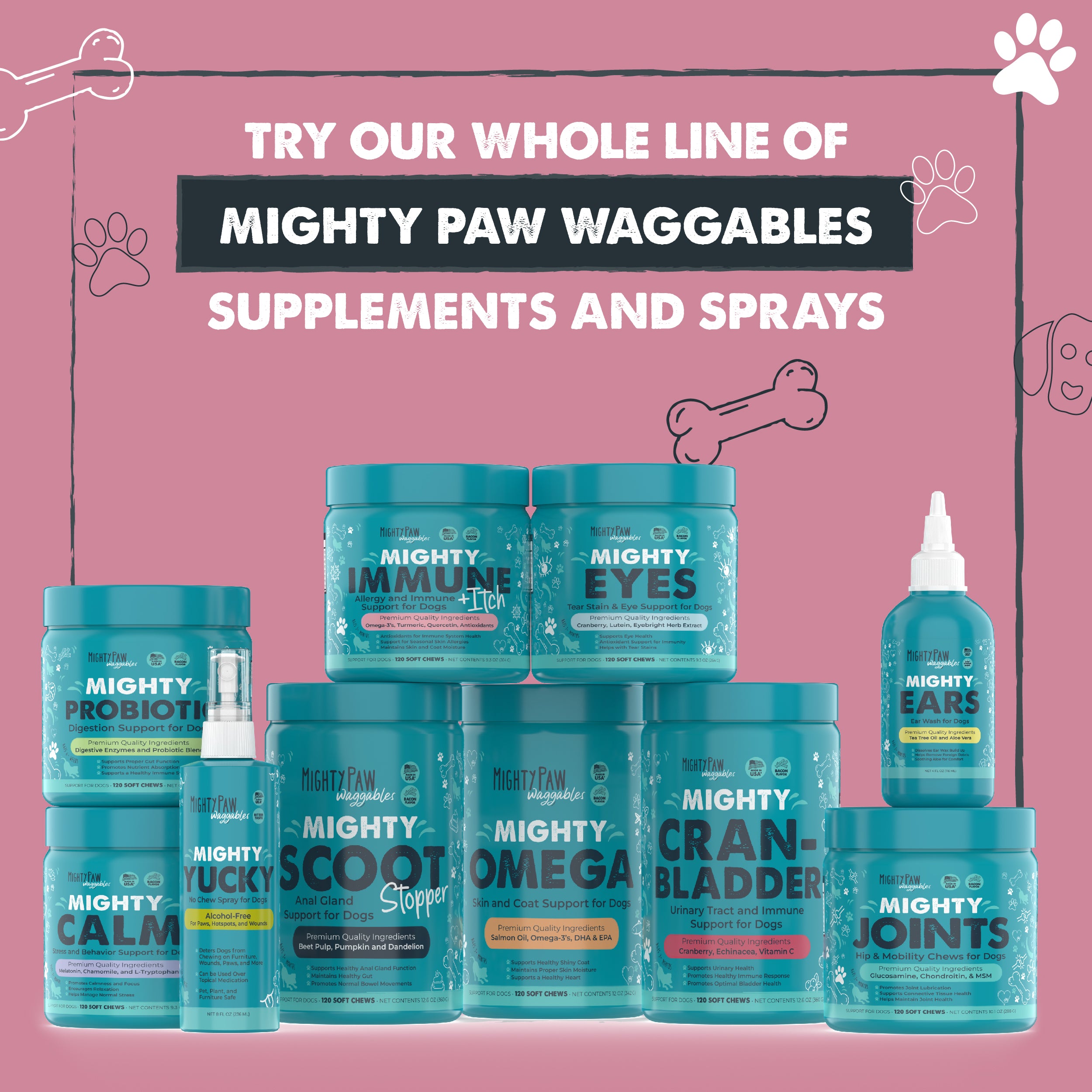 Mighty Immune + Itch Chews for Dogs | Allergy and Immune Support