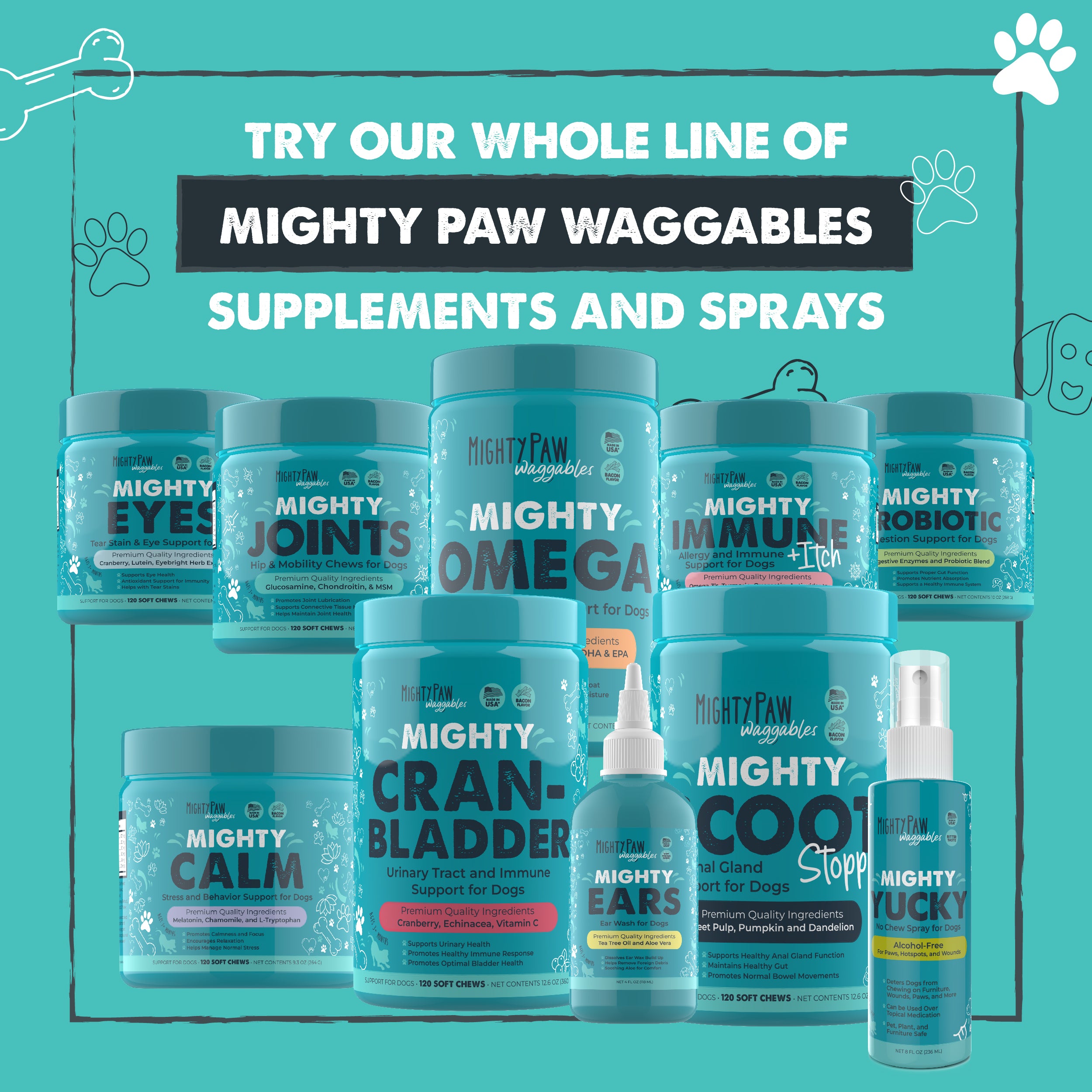 Mighty Joints Chews for Dogs | Hip and Joint Support