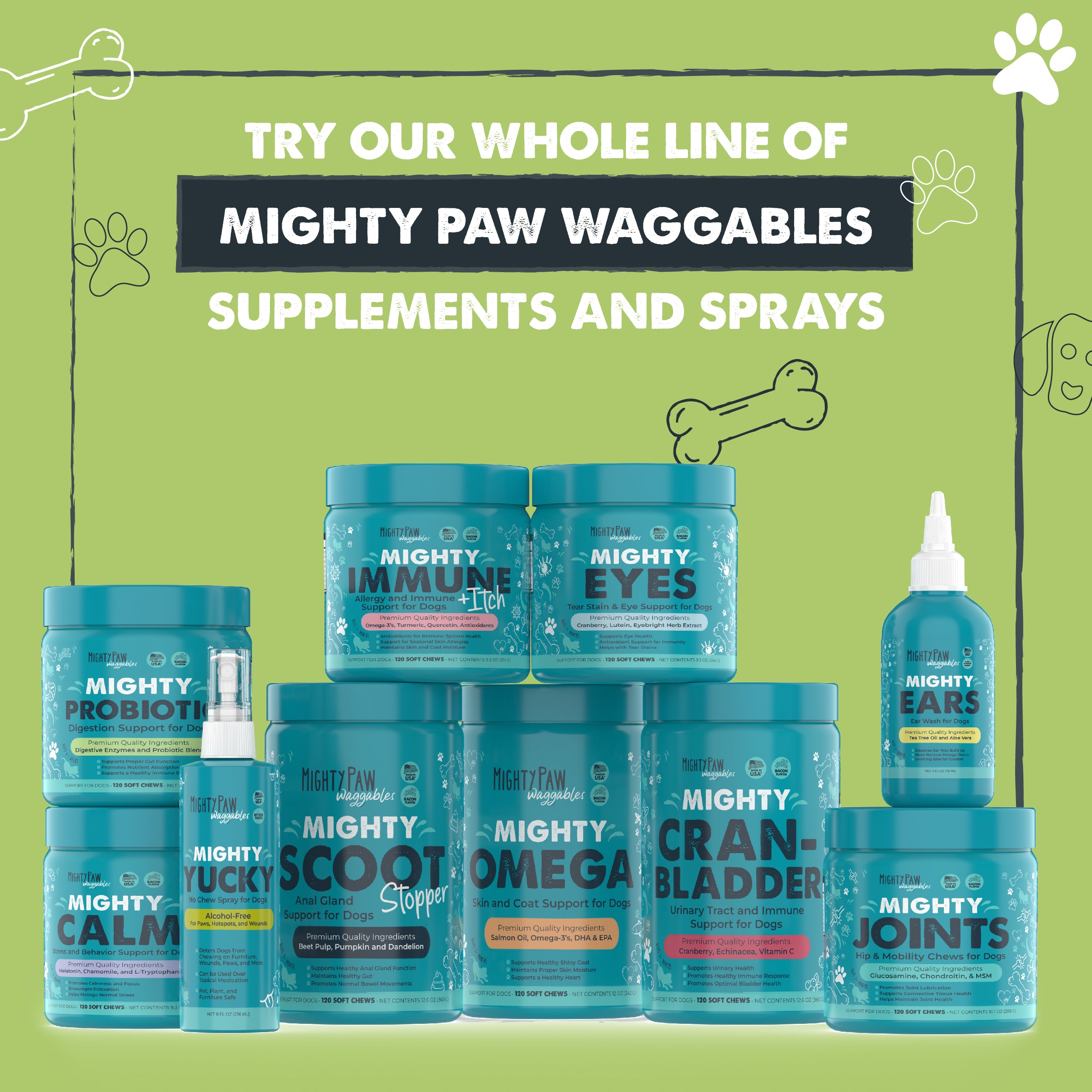 Mighty Probiotic Chews for Dogs | Digestion Support