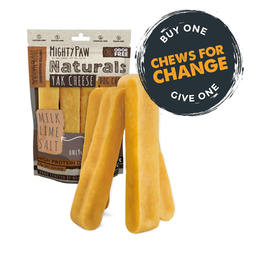 Mighty Paw Yak Cheese Dog Chews: All-Natural Treats for Your Pup