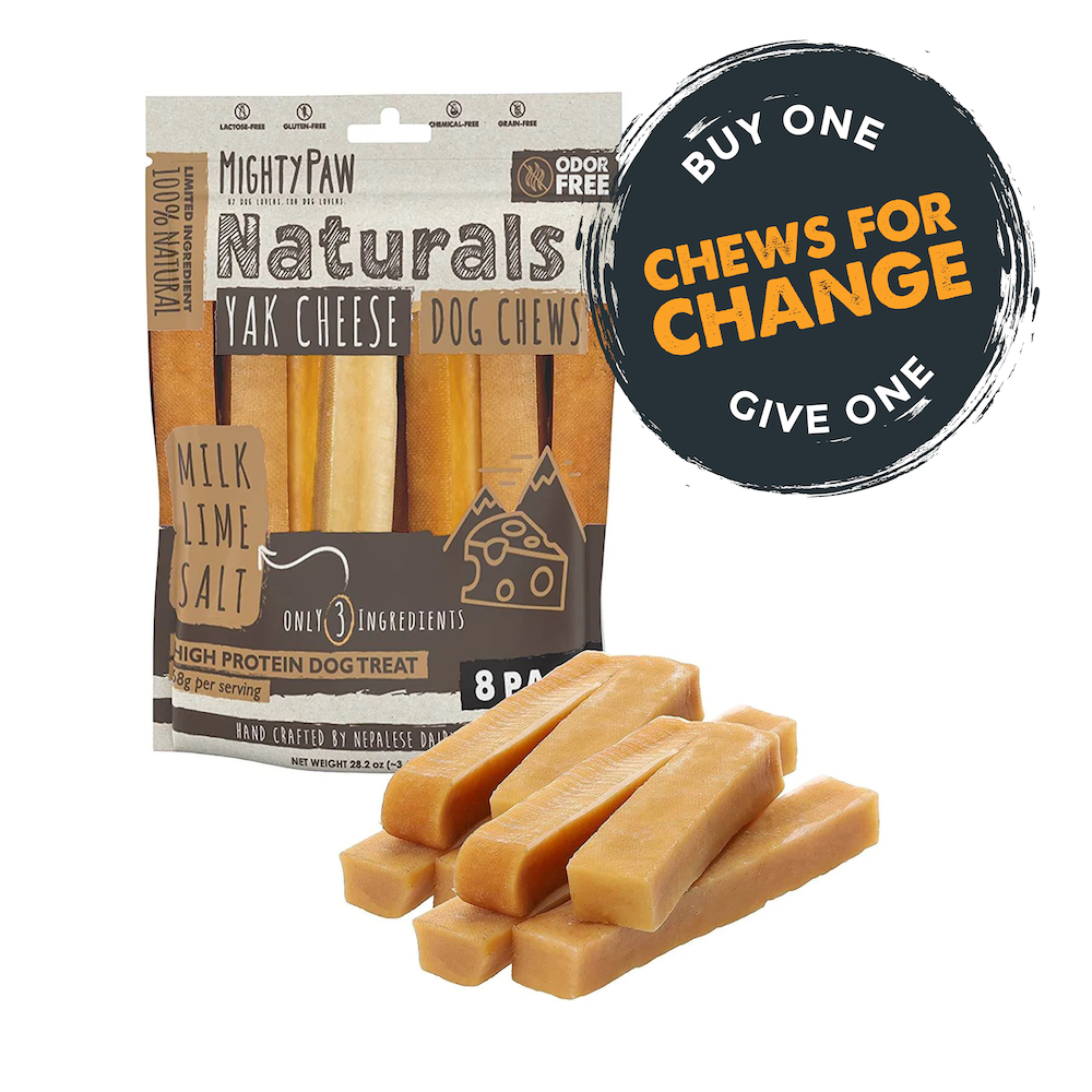 Mighty Paw Yak Cheese Dog Chews All Natural Treats for Your Pup