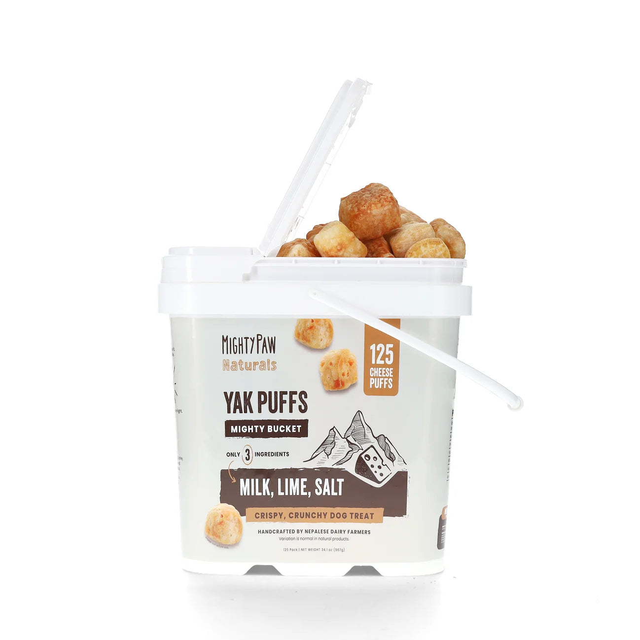 Bulk Bucket Yak Cheese Puffs