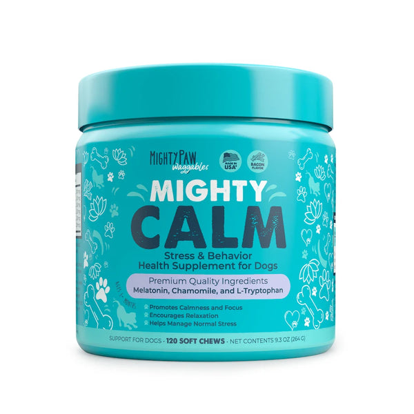 Mighty Calm: Stress and Behavior Supplement for Dogs