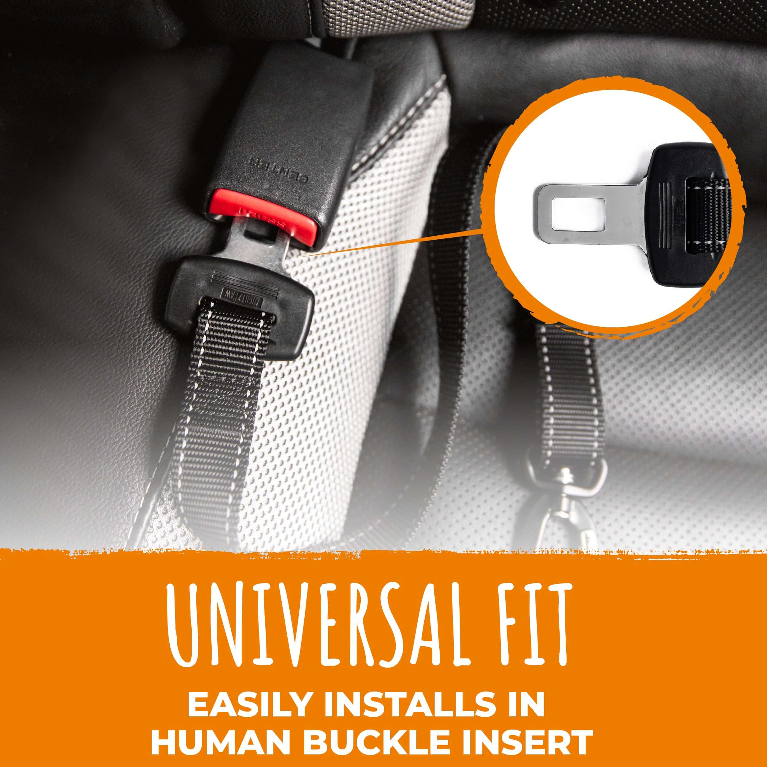 Dog Seat Belt for Buckles - Adjustable Safety Harness for Car Travel