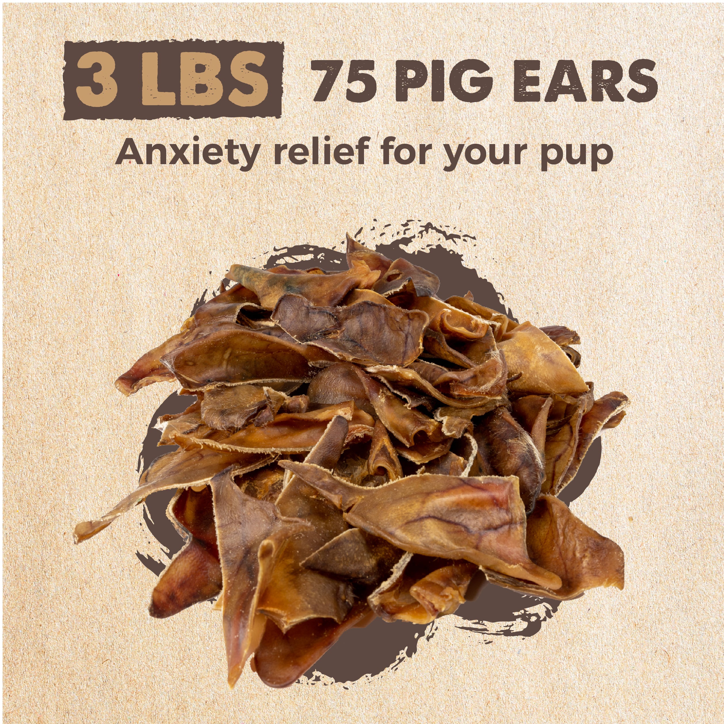 Naturals Half Pig Ears (Bulk Pack)