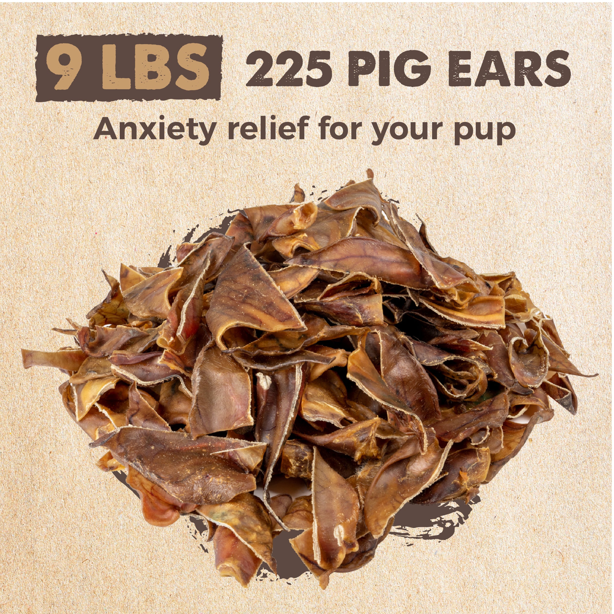 Natural Pig Ear Chews - Bulk Pack for Dogs