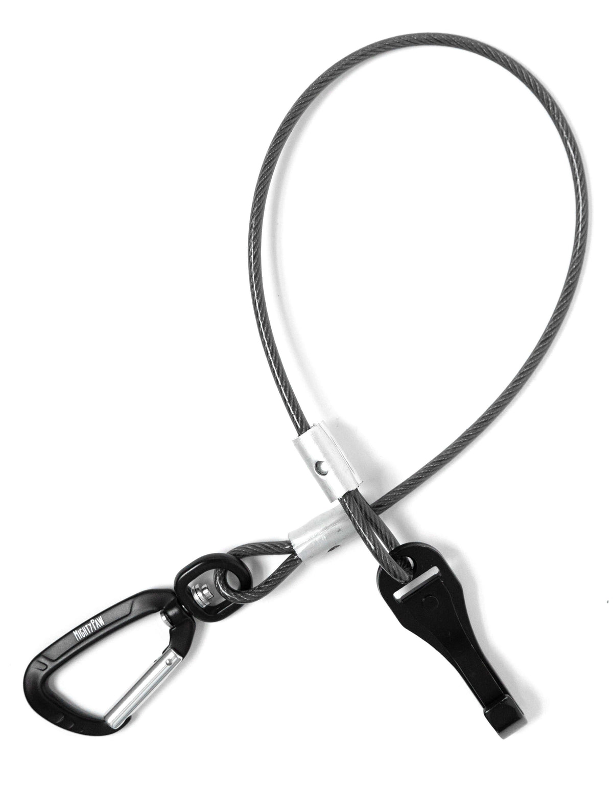 Chew Proof Dog Car Safety Belt Stainless Steel Cable & Latch Bar