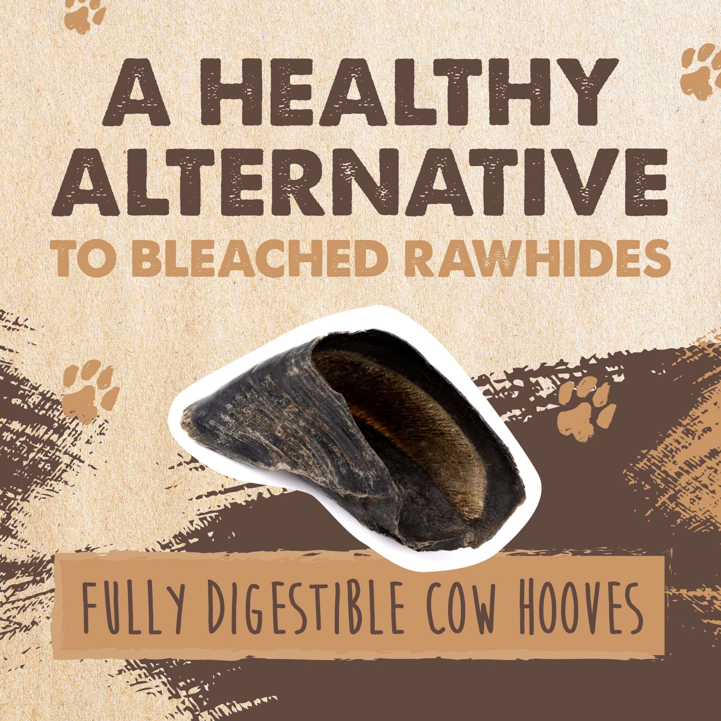 Cow Hooves (6 Pack) - All-Natural, Fully Digestible Chews for Dogs