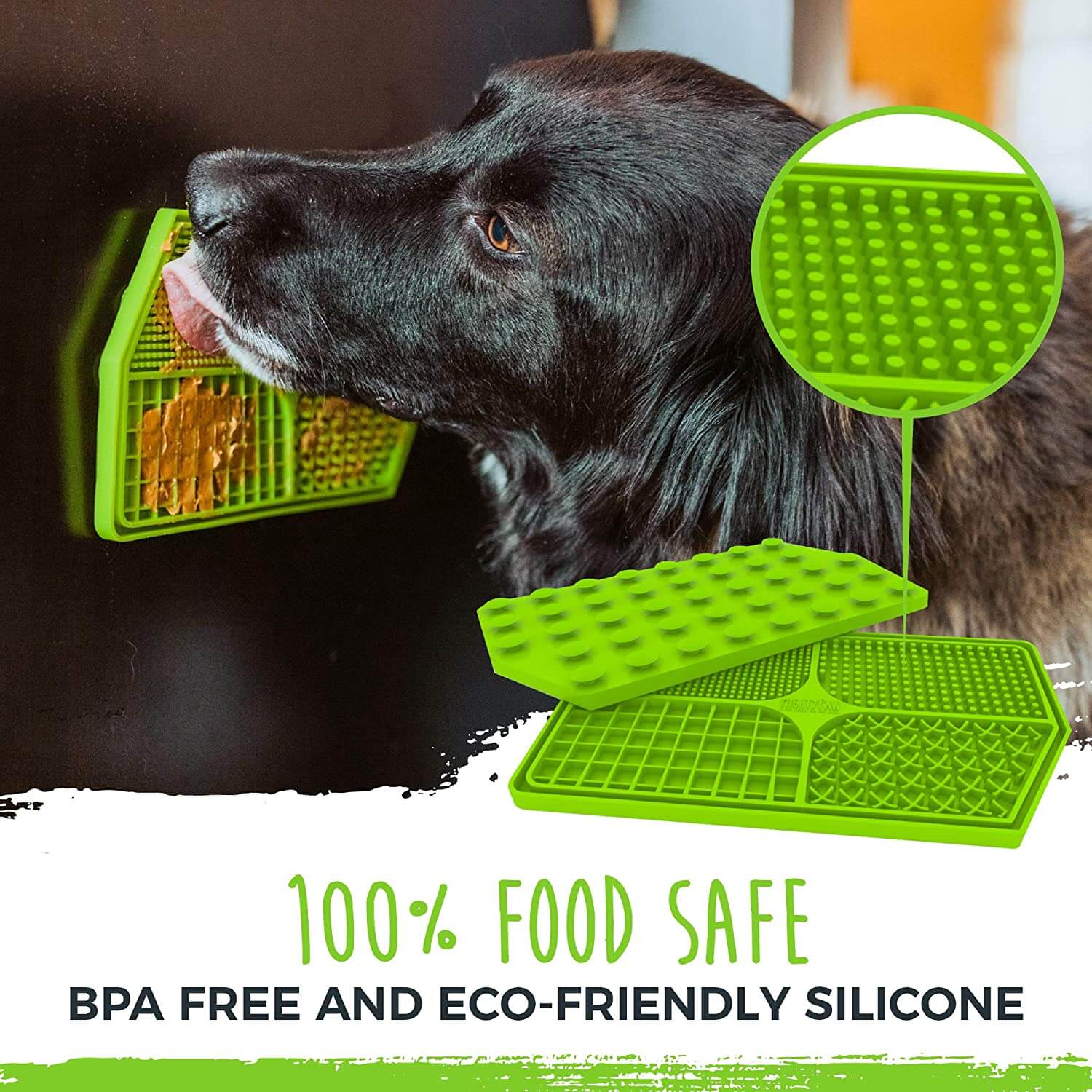 Slow Feeder Upgraded 3 in 1 Dog Bowls Dog Licking Mat With Suction Cups For  Anxiety Relief Perfect For Pet Food Yogurt BPA Free