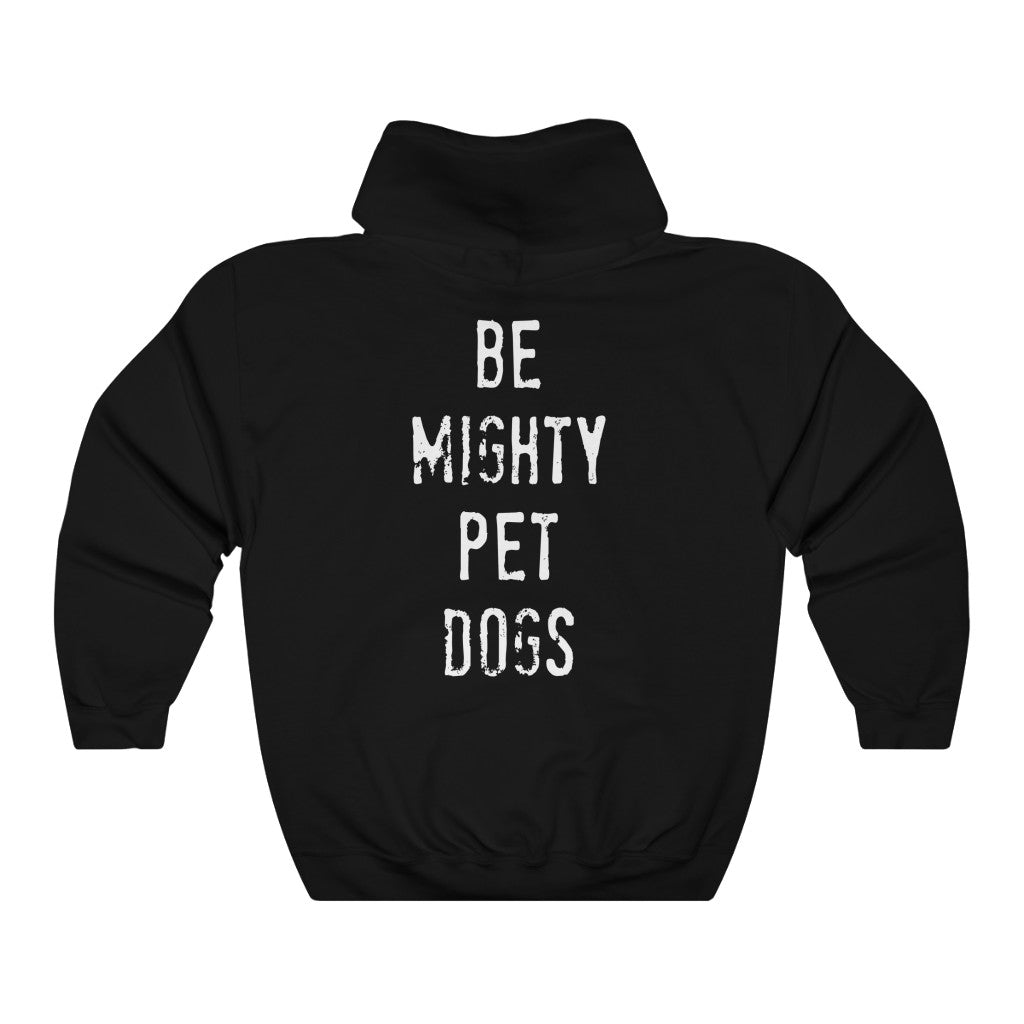 Dog Lover Hoodie: Mighty Paw Hoodie (Unisex, Black)