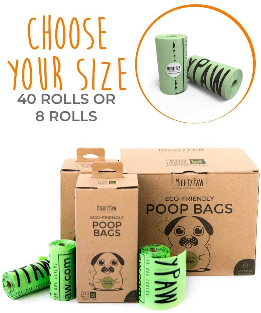 Top paw handled clearance mighty waste bags