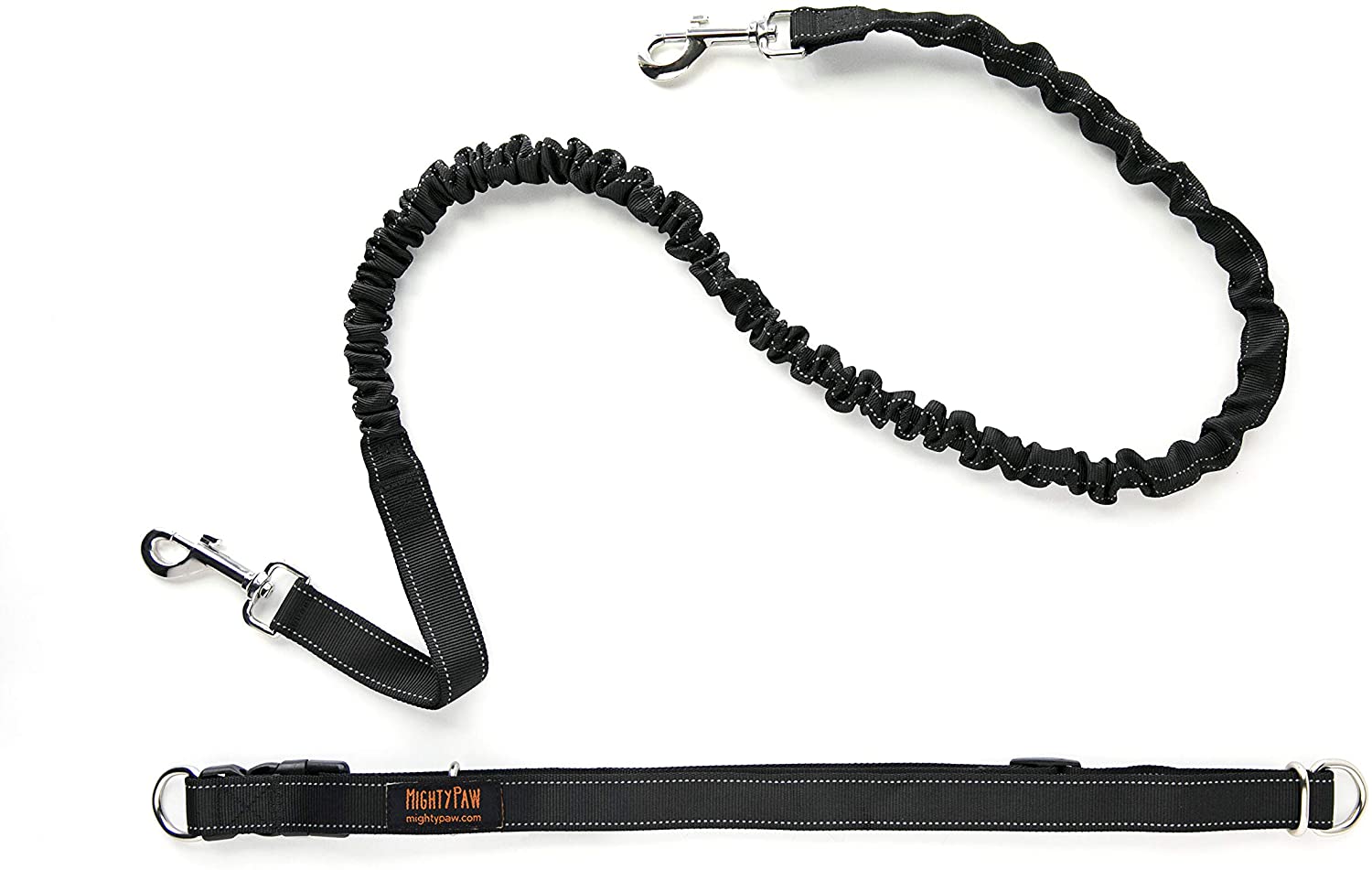 Hands Free Bungee Leash for Dog Walking or Running Mighty Paw