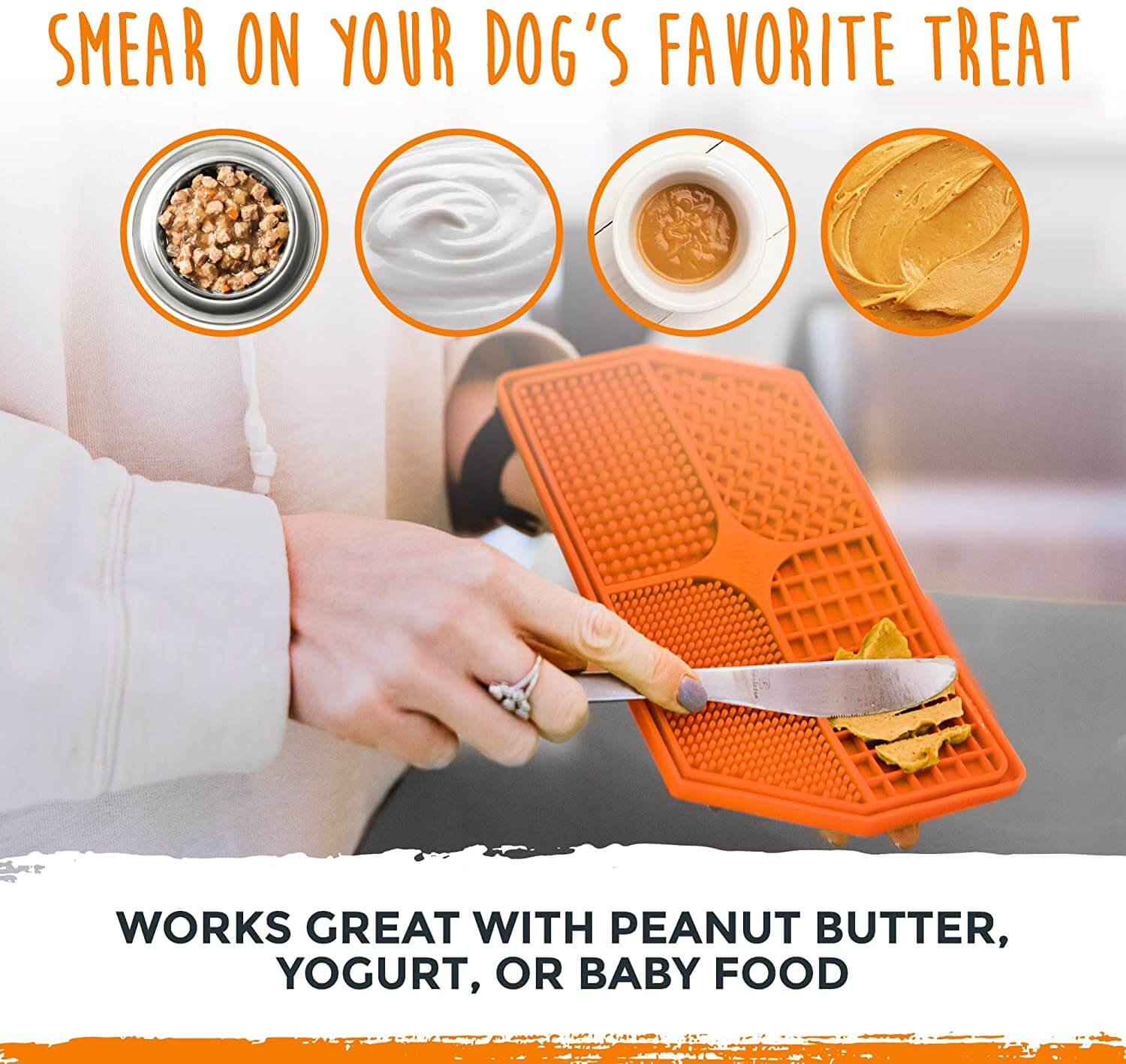 Peanut butter mat for dogs best sale