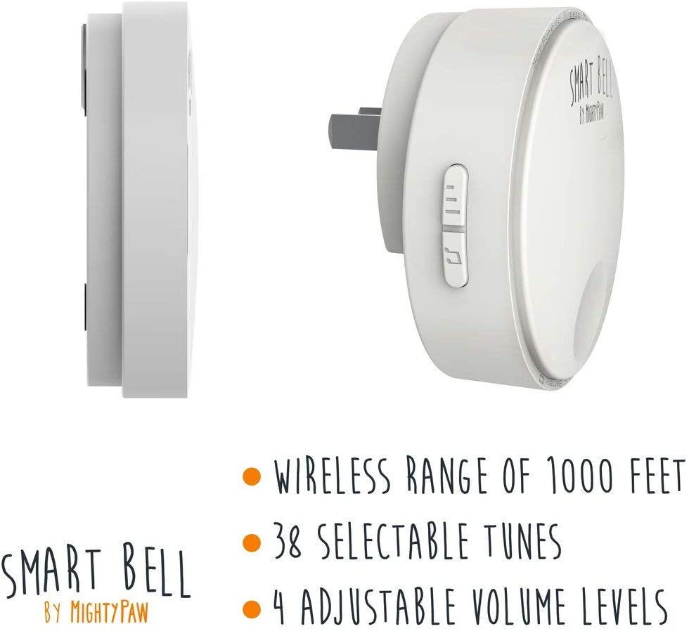 Smart Bell 2.0 Receiver - Wireless Expansion for Mighty Paw Dog Bell