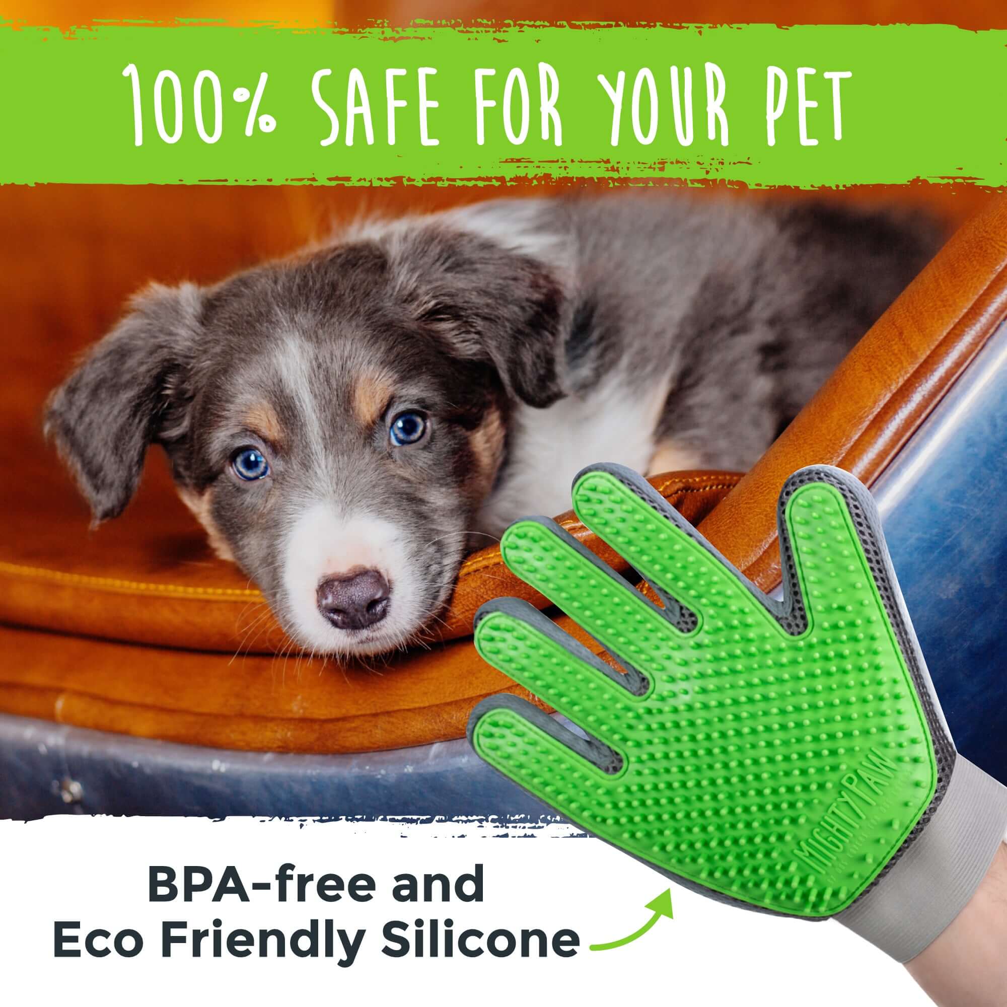 Pat your pet shop five finger grooming glove