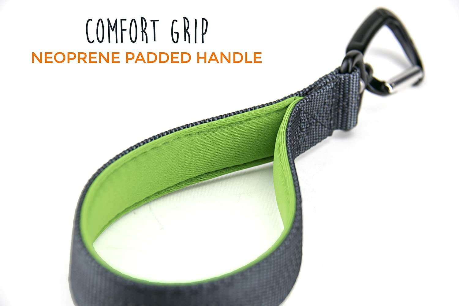 Compact Dog Leash Tab for Service Handlers and Training