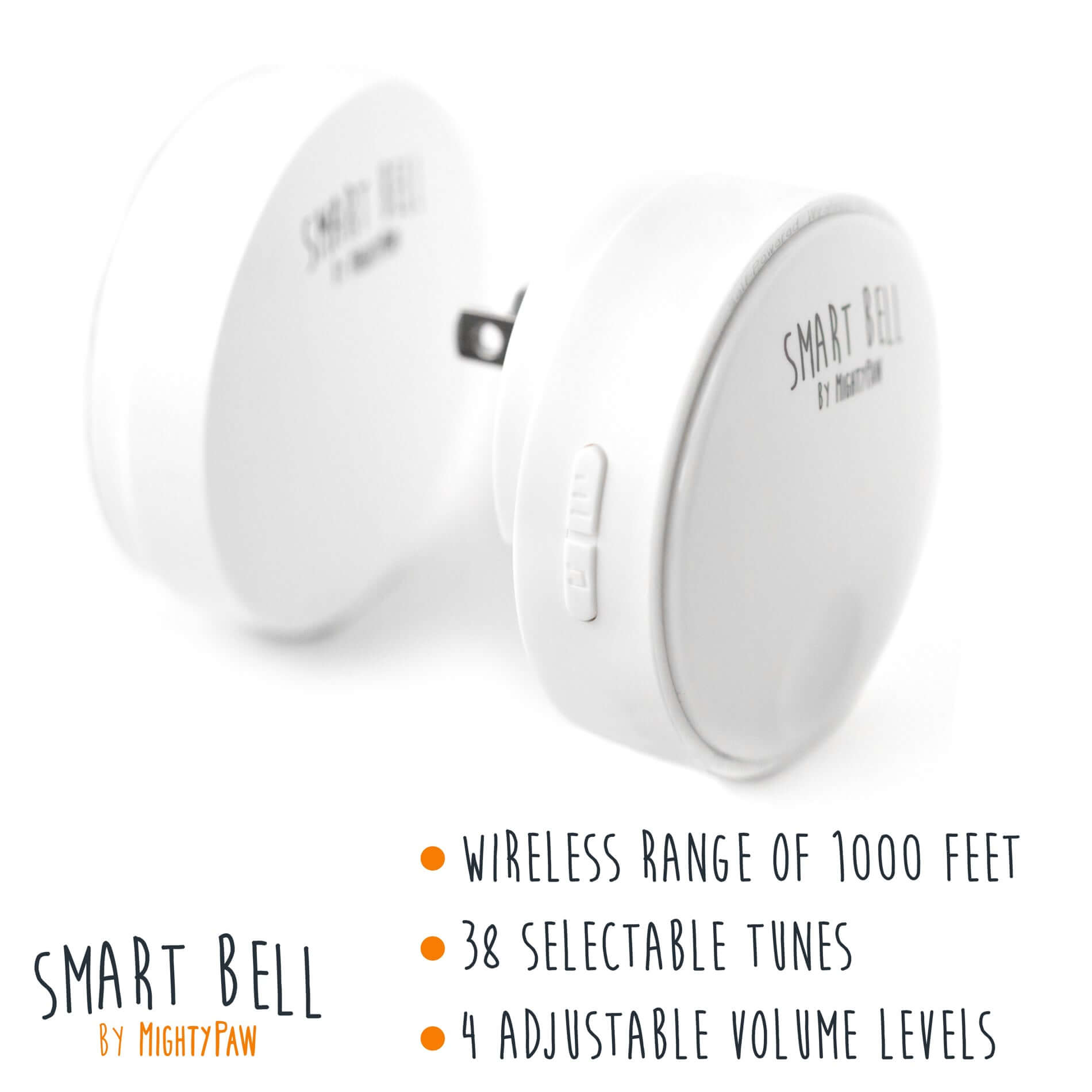 Mighty Paw Smart Bell 2.0 (Wireless Dog Doorbell)