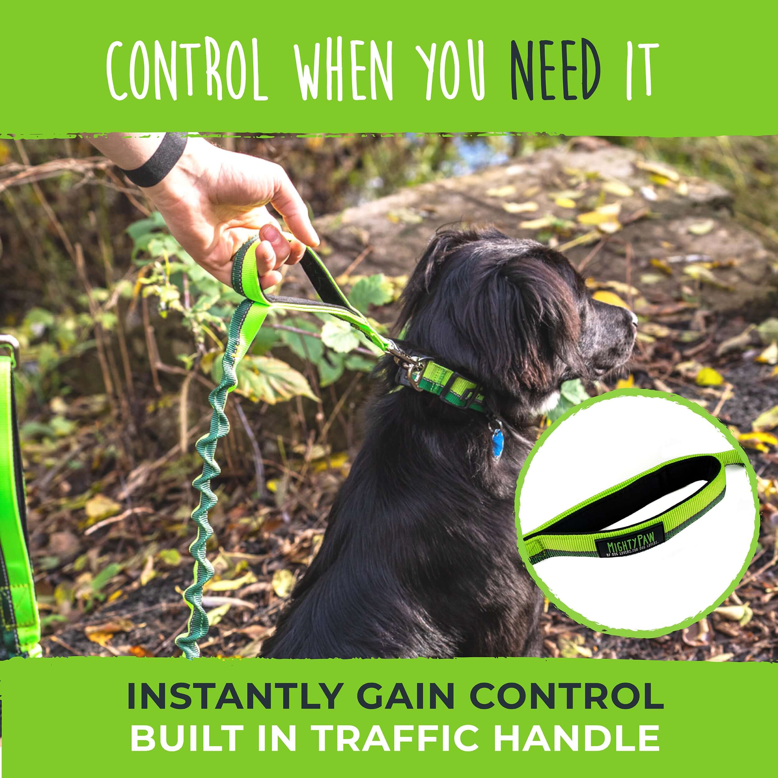 Mighty Paw Hands Free Bungee Leash 2.0