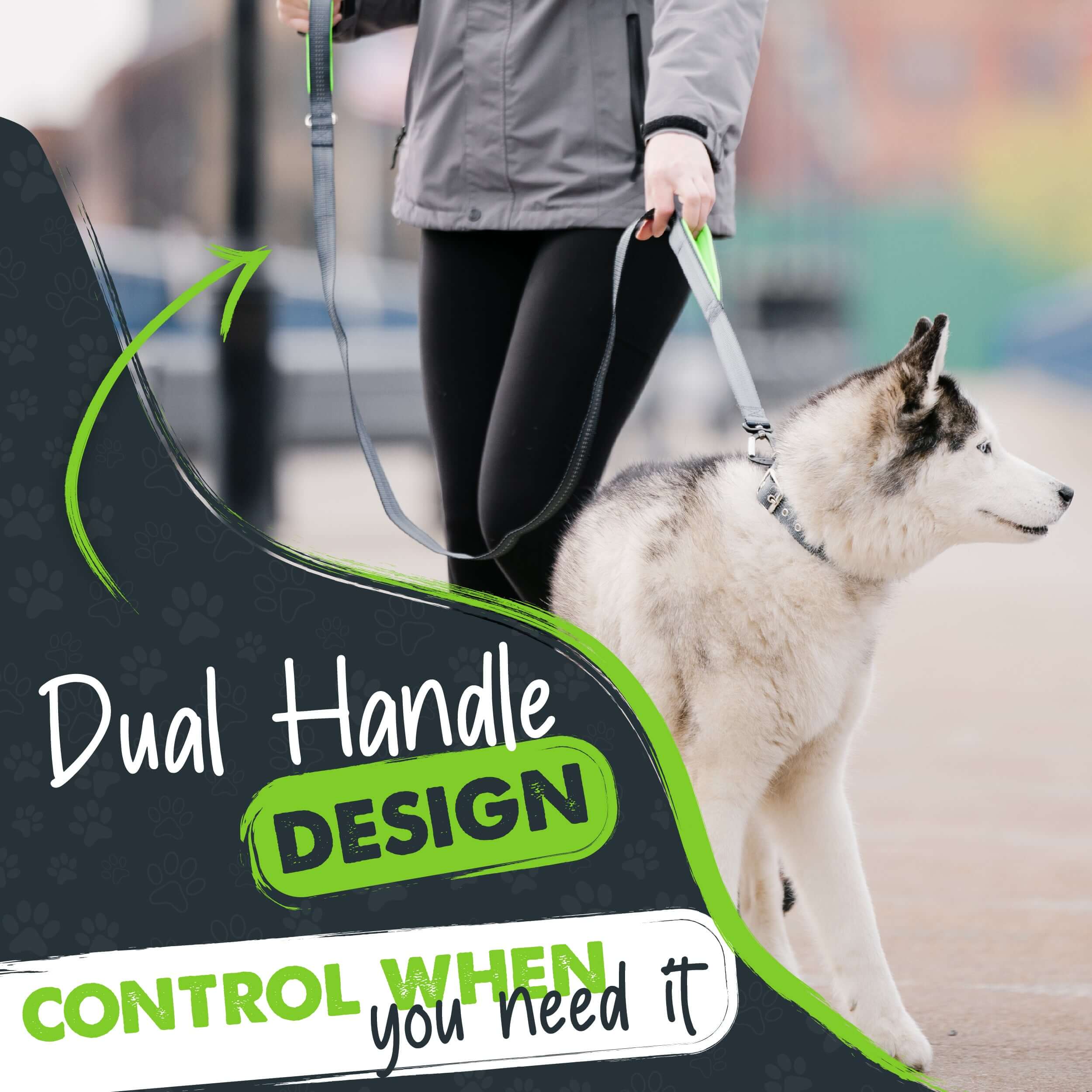 Dual Handle Dog Leash (2.0) HandleX2