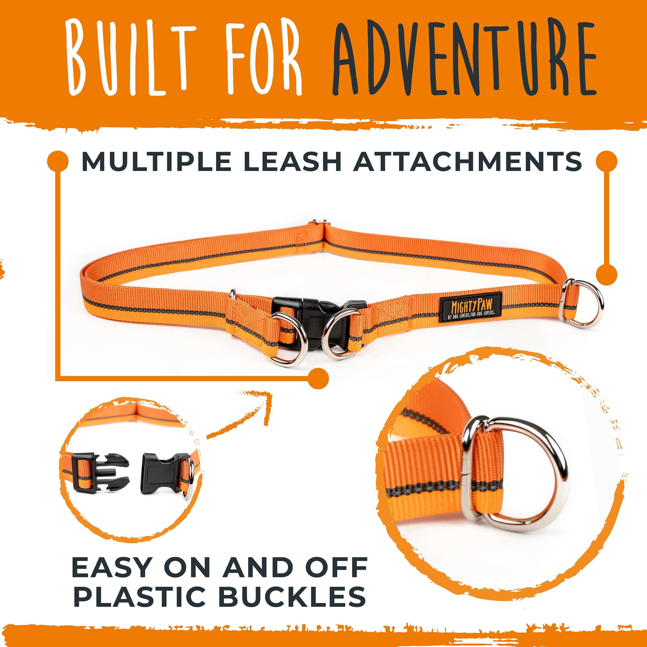 Mighty Paw Hands Free Bungee Leash 2.0