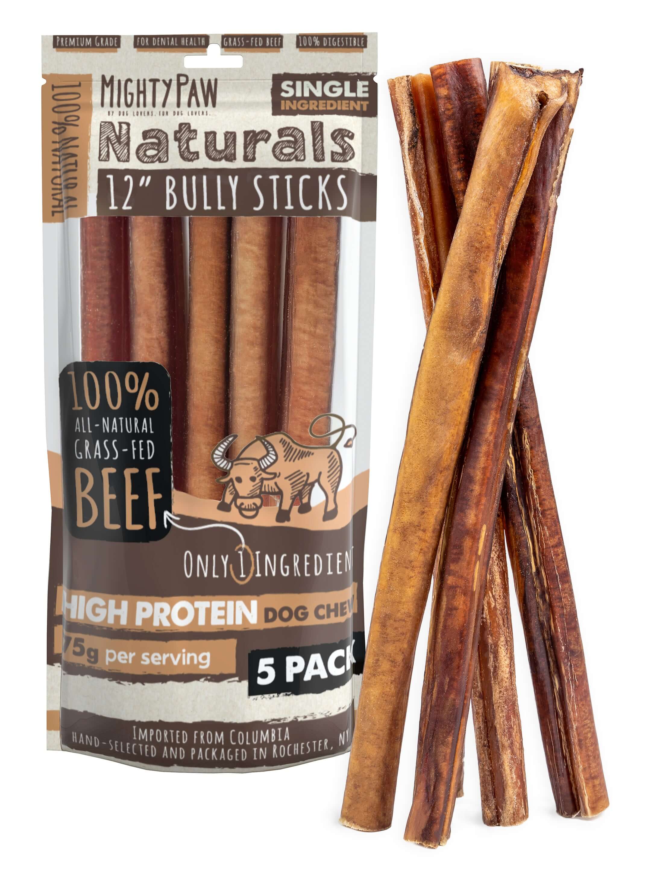 All natural bully store sticks