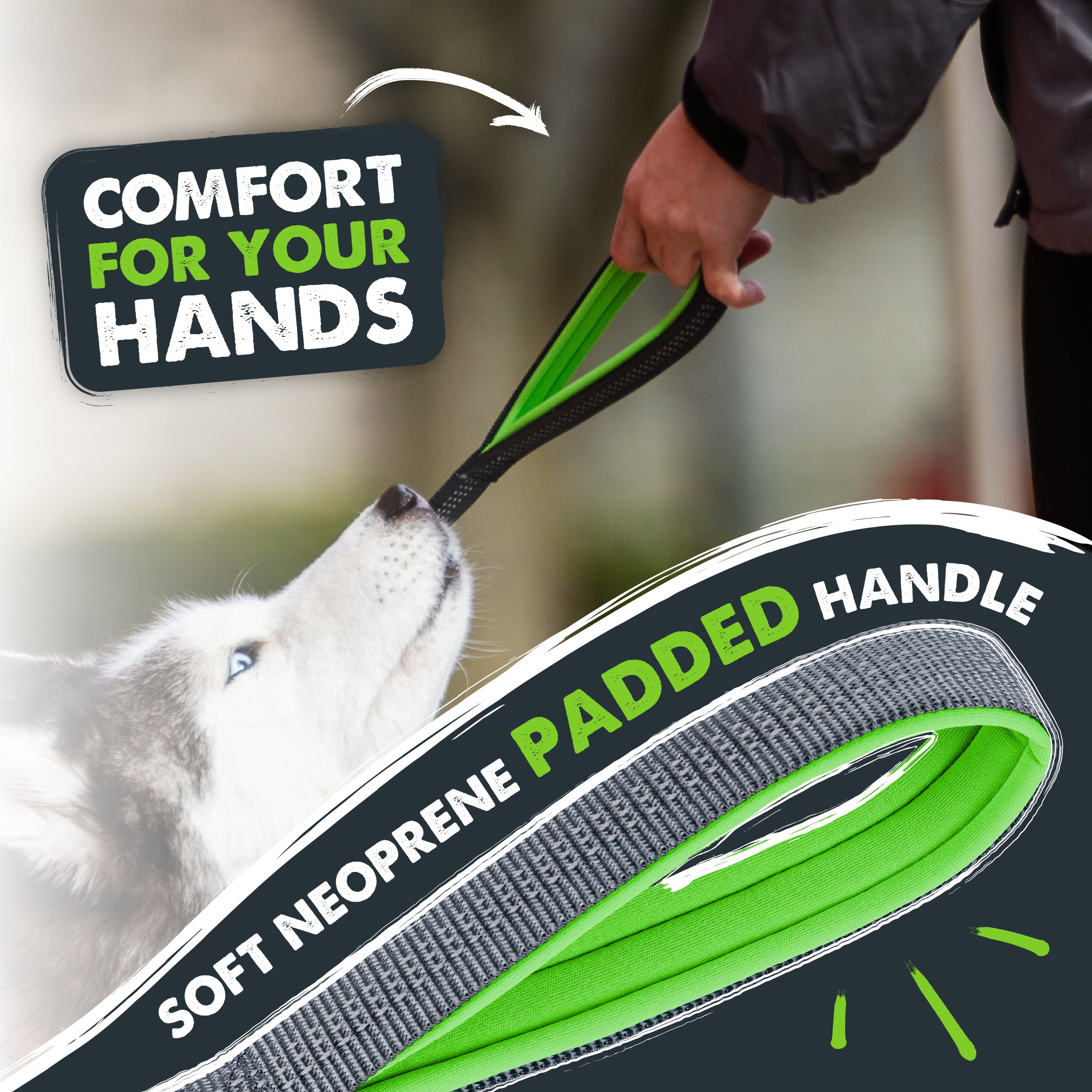 Short Traffic Handle Dog Leash