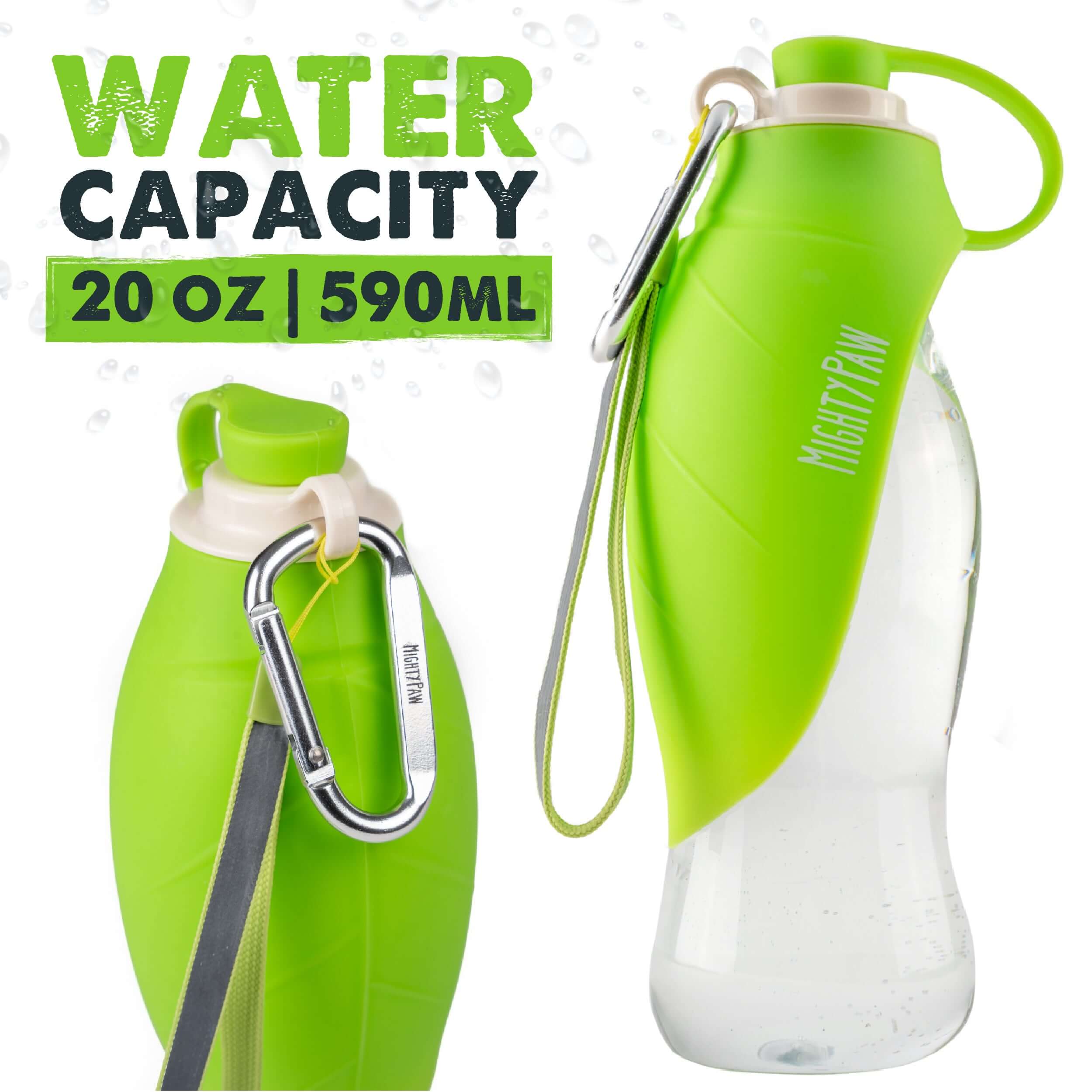 Top paw no drip water outlet bottle