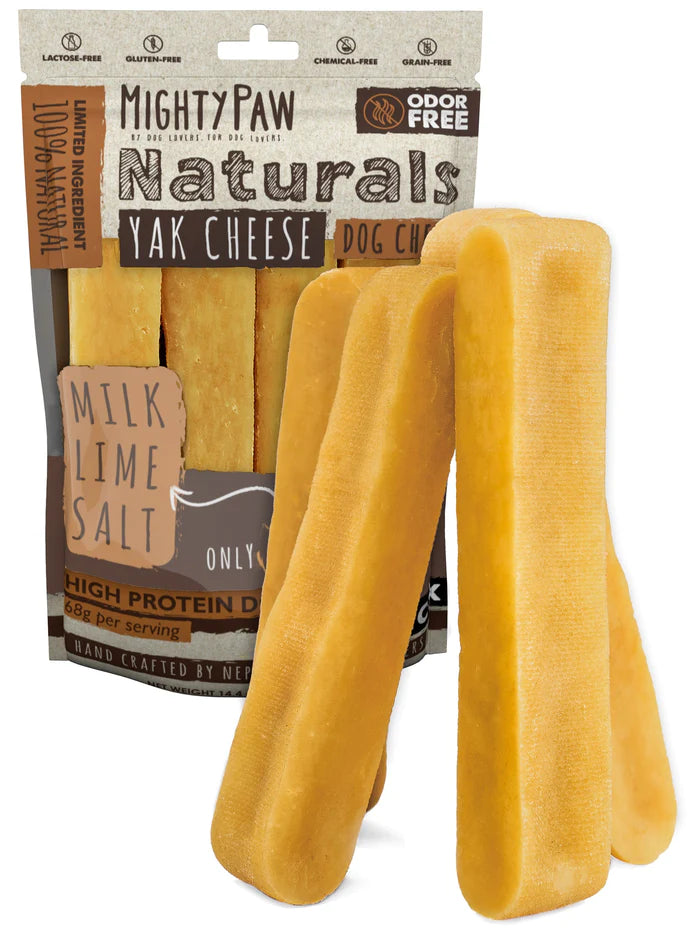 Mighty Paw Shelter Support Bundle: Yak Cheese, Bully Sticks & Lick Pad